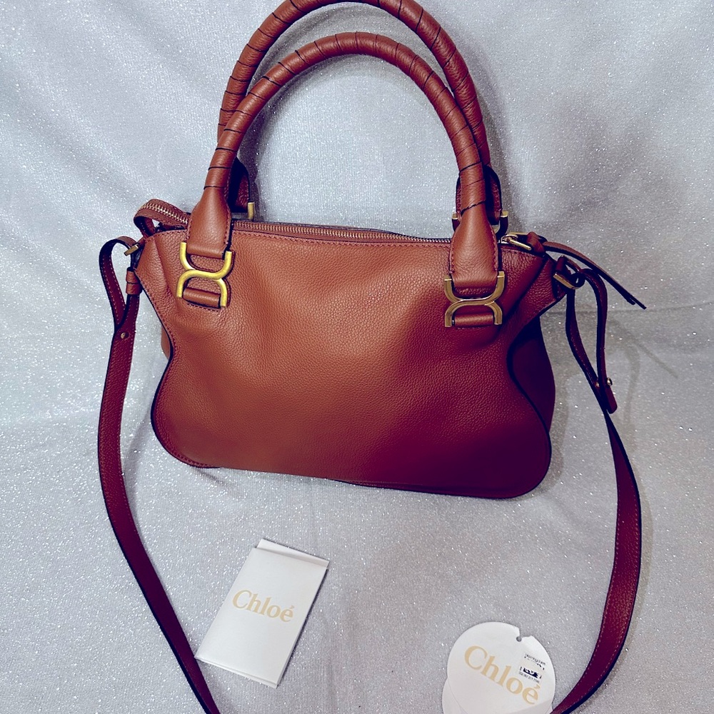Chloe Marcie Medium, leather Satchel BRAND NEW
